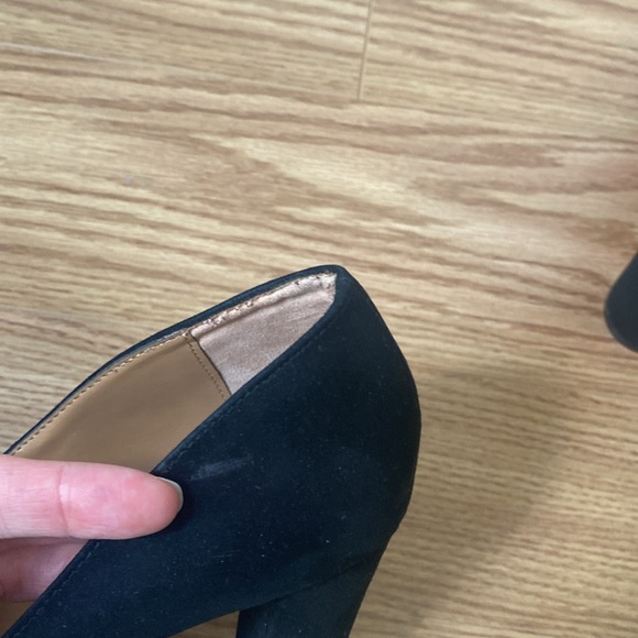 Report Black Faux Suede Block Heels - Picture 10 of 12